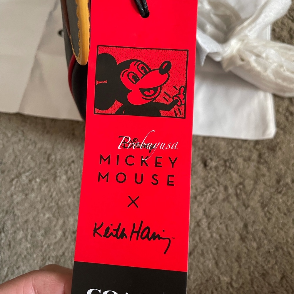 NWT COACH Disney Mickey Kisslock Bag 4720 - Picture 8 of 13